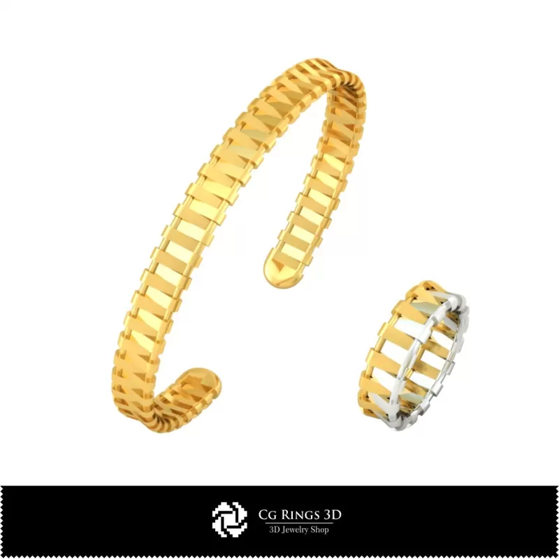 Schmuck-Schmuckset 3D CAD