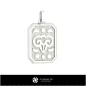 Pendentif Bélier homme 3D
