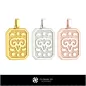 3D Men's Aries Zodiac Pendant