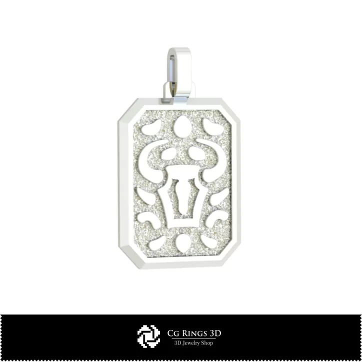 Ciondolo Zodiacale Toro Uomo 3D Ciondolo Zodiacale Toro Uomo 3D