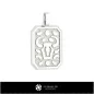 Pendentif du zodiaque Taureau pour homme 3D