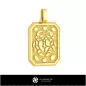 Pendentif Cancer masculin 3D