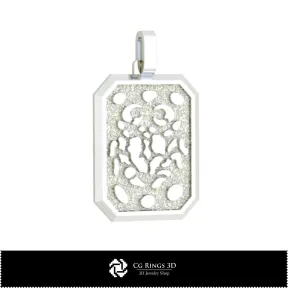 3D Men's Cancer Zodiac Pendant