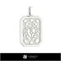Pendentif Cancer masculin 3D