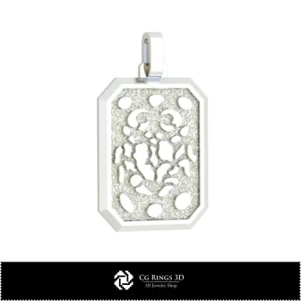 3D Men's Cancer Zodiac Pendant Home, Jewelry 3D CAD, Pendants 3D CAD , 3D Zodiac Pendants