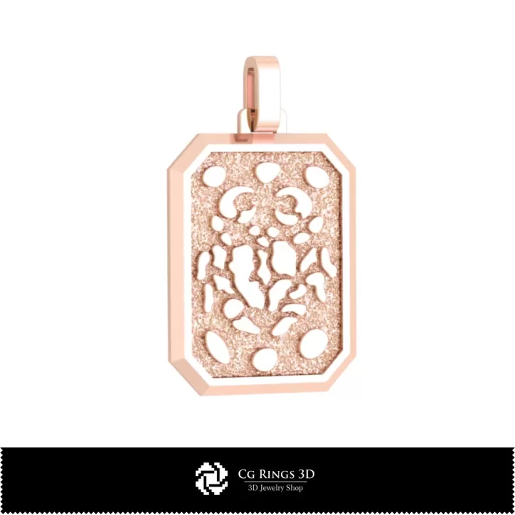 Colgante Zodiacal Cáncer 3D para Hombre Colgante Zodiacal Cáncer 3D para Hombre