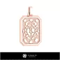 Pendentif Cancer masculin 3D
