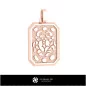 Pendentif Cancer masculin 3D