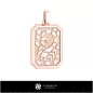 3D Men's Scorpio Zodiac Pendant