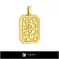 Pendentif 3D Homme Signe du Zodiaque Sagittaire