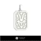 Pendentif 3D homme Signe du zodiaque Capricorne