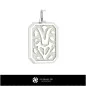 Pendentif 3D homme Signe du zodiaque Capricorne