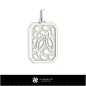 Pendentif 3D pour homme Signe du Poisson