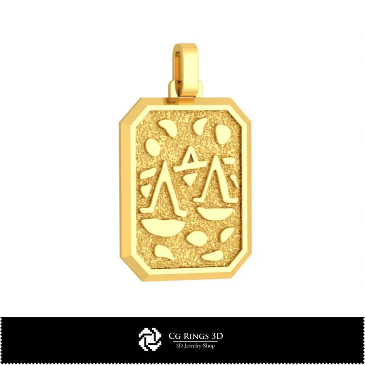 3D Collection of Zodiac Pendants