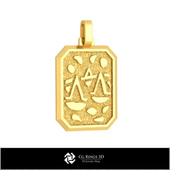 3D Collection of Zodiac Pendants Home, Bijoux 3D CAO, Pendentifs 3D CAO, Collection Bijoux 3D CAO, Pendentifs du Zodiaque 3D