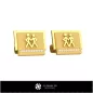 3D Gemeni Zodiac Cufflinks