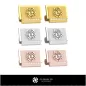 3D Cancer Zodiac Cufflinks