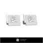 Boutons de manchette Vierge Zodiacale 3D