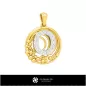 3D Pendant With Letter O