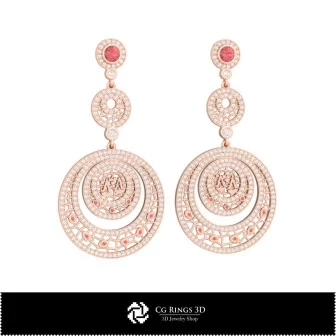 3D Libra Zodiac Earrings Home, Bijoux 3D CAO, Boucles D'oreilles 3D CAO, Boucles D'oreilles Chandelier 3D 