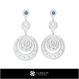 Boucles d'oreilles Scorpion 3D zodiaque pour la maison, bijoux CAO 3D, boucles d'oreilles CAO 3D, boucles d'oreilles lustre 3D