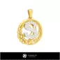 3D Pendant With Letter S