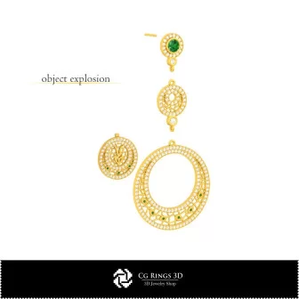 3D Capricorn Zodiac Earrings Home, Bijoux 3D CAO, Boucles D'oreilles 3D CAO, Boucles D'oreilles Chandelier 3D 