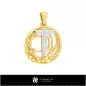 3D Pendant With Letter T 3D Pendant With Letter T