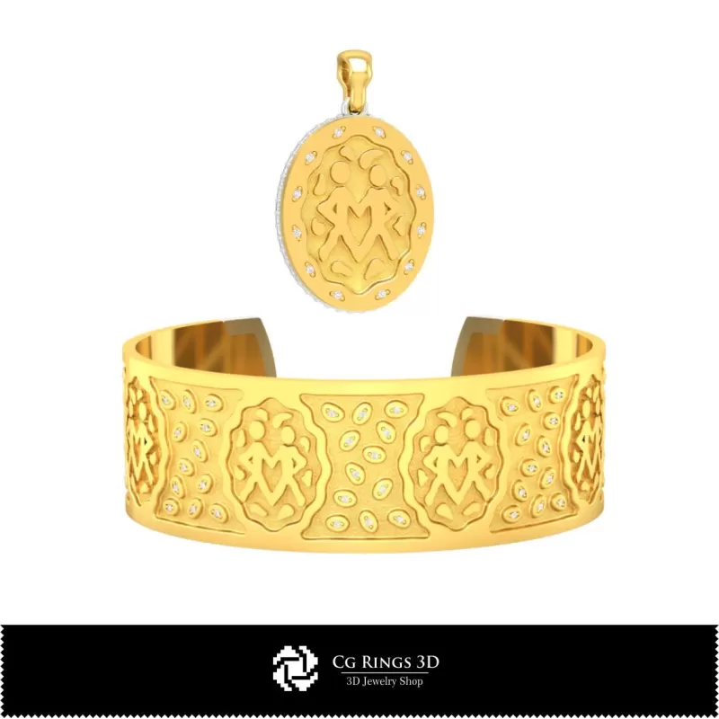 Schmuckset - Schmuck 3D CAD Schmuckset - Schmuck 3D CAD