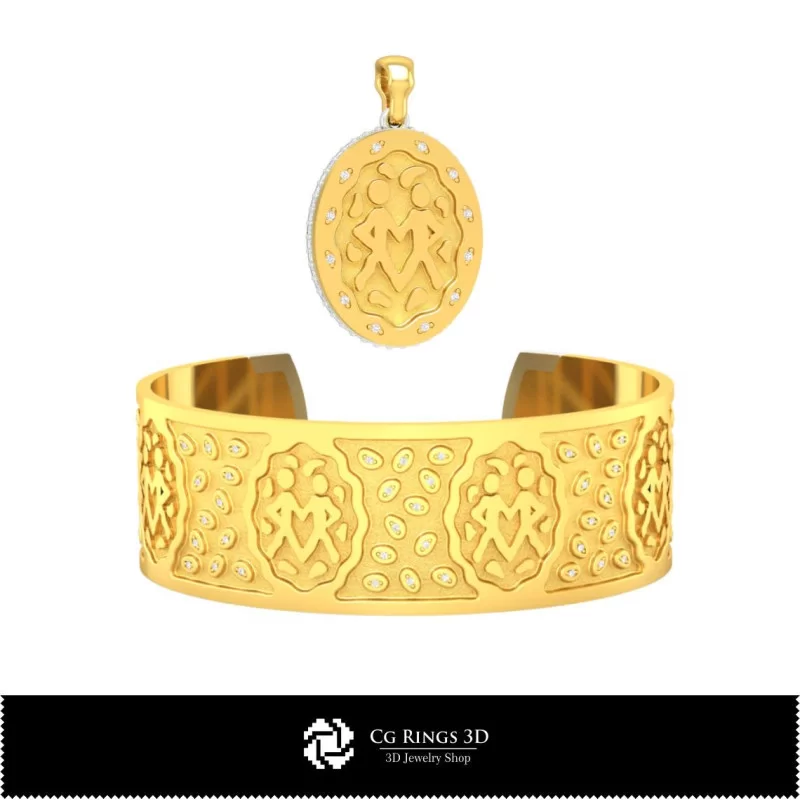 Schmuckset - Schmuck 3D CAD