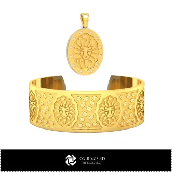 Joyería-Conjunto de joyería CAD 3D CAD de joyería 3D, CAD de colgantes 3D, CAD de pulseras 3D, Conjuntos de joyería CAD 3D,