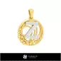 Pendentif 3D avec la lettre Z