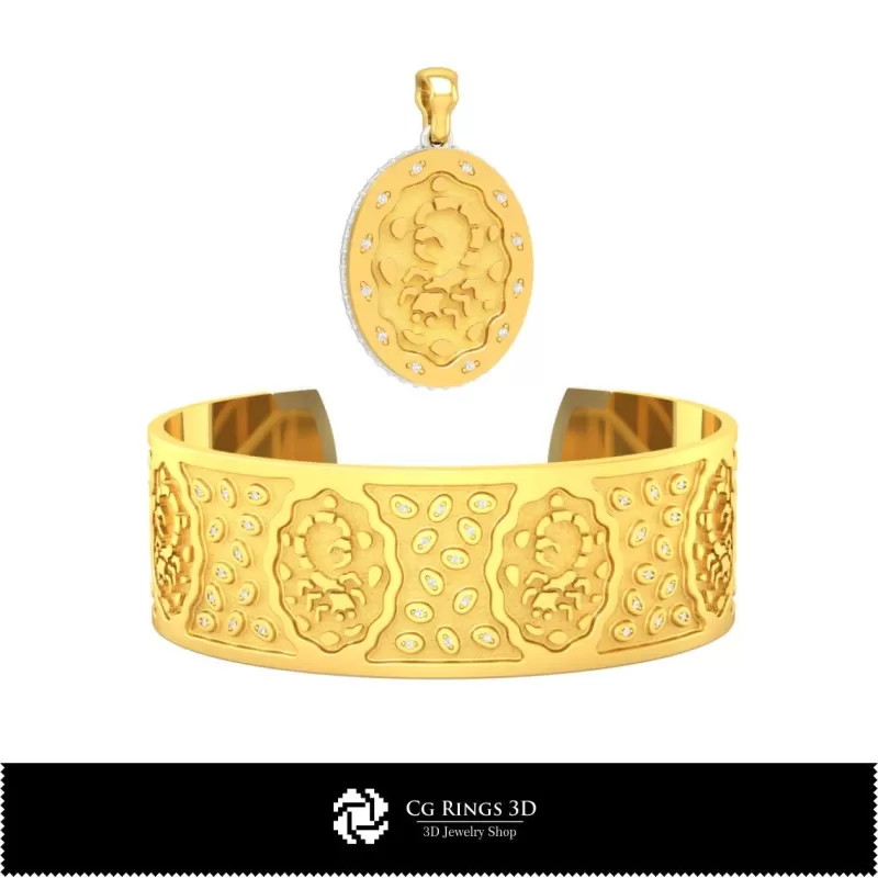 Bijuterii-Set bijuterii 3D CAD