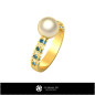 Jewelry - Pearl Ring 3D CAD