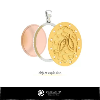 Gioielli-Set di Gioielli CAD 3D Gioielli CAD 3D, Ciondoli CAD 3D, Braccialetti CAD 3D, Set di Gioielli CAD 3D, Ciondoli