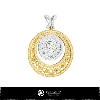 3D Women's Virgo Zodiac Pendant Home, Jewelry 3D CAD, Pendants 3D CAD , 3D Zodiac Pendants