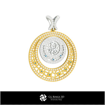 3D Women's Scorpio Zodiac Pendant Home,  Jewelry 3D CAD, Pendants 3D CAD , 3D Zodiac Pendants