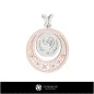 3D Women's Aquarius Zodiac Pendant