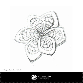 Brooch Sketch-Jewelry Design Jewelry Sketches