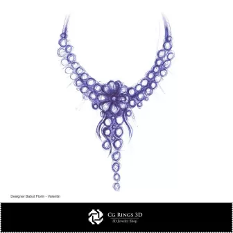 Boceto de collar - Diseño de joyería Bocetos de joyería