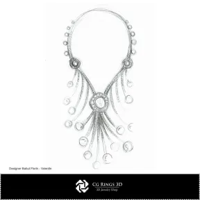 Collana Schizzo - Disegno Gioielli Schizzi di Gioielli