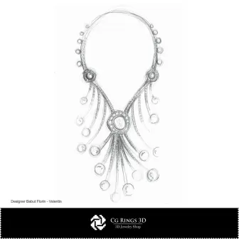 Boceto de collar - Diseño de joyería Bocetos de joyería