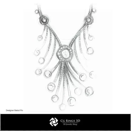 Boceto de collar - Diseño de joyas