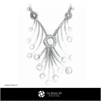 Croquis de Collier-Bijoux Design Croquis de Bijoux