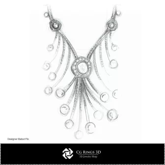 Croquis de Collier-Bijoux Design Croquis de Bijoux