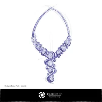 Schizzo Collana-Design Gioielli-Schizzi di Gioielli