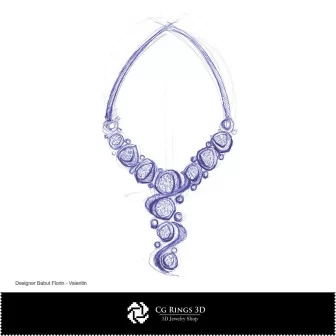 Schizzo Collana-Design Gioielli-Schizzi di Gioielli