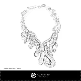 Necklace Sketch-Jewelry Design Jewelry Sketches