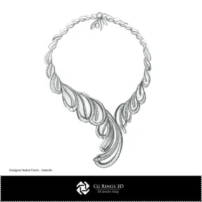 Boceto de collar-Diseño de joyería Bocetos de joyería