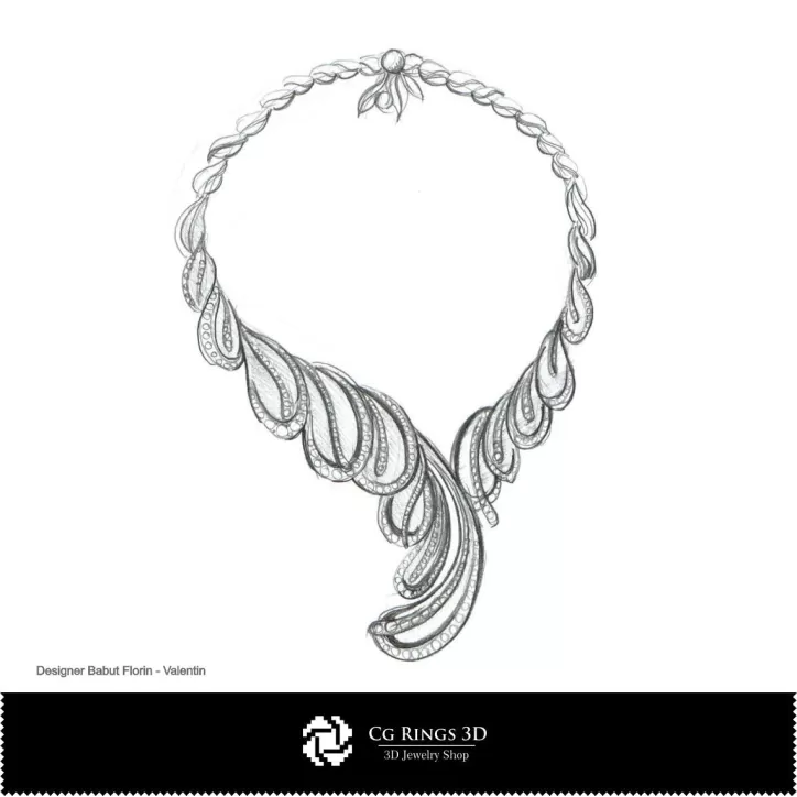 Schizzo Collana - Design Gioielli